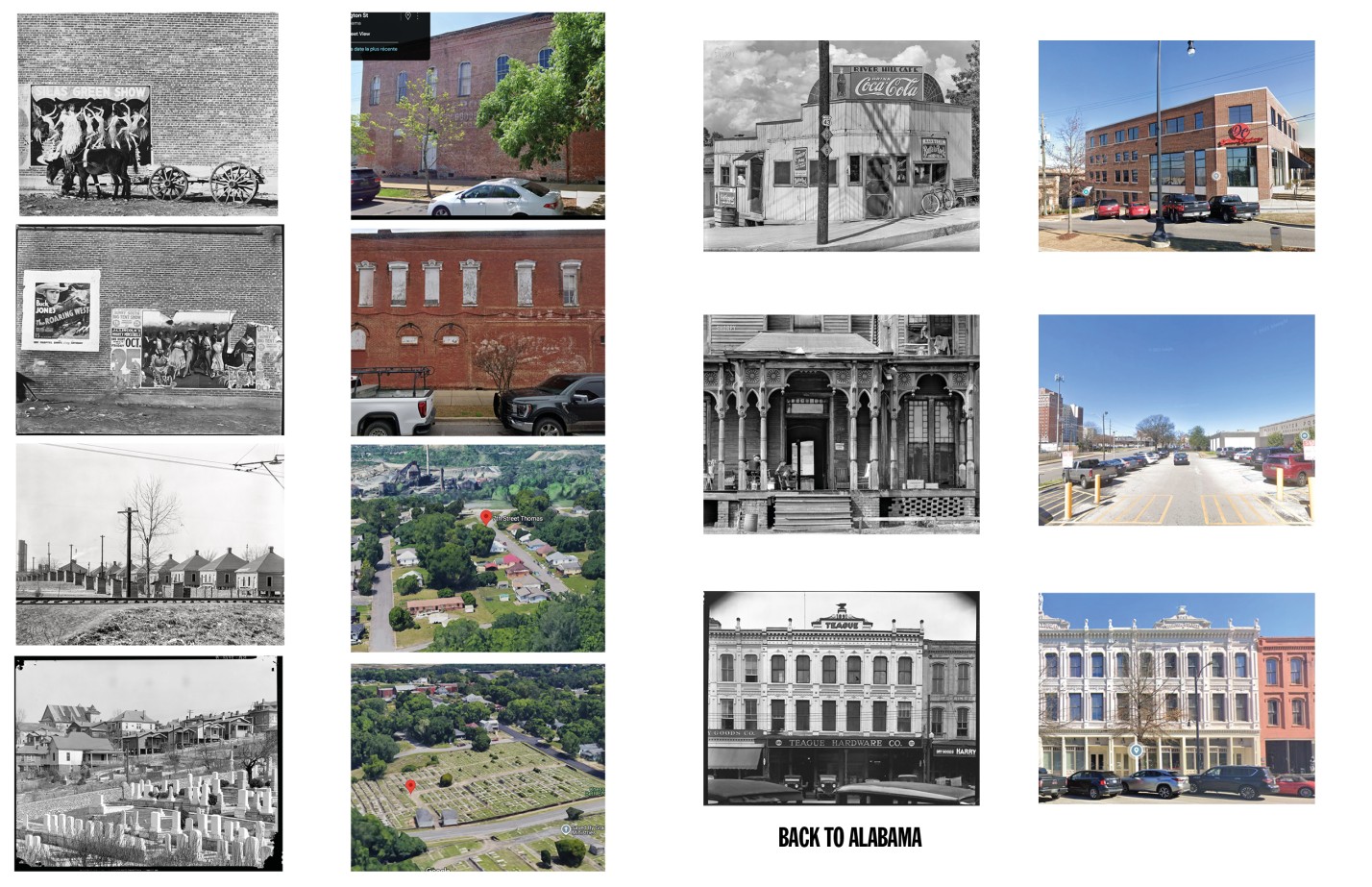 Camille Fallet - Body Double - *Body Double a work in progress*, construction d'un remake du livre *American Photographs* de Walker Evans.