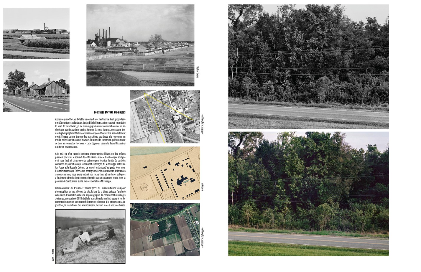 Camille Fallet - Body Double - *Body Double a work in progress*, construction d'un remake du livre *American Photographs* de Walker Evans.
