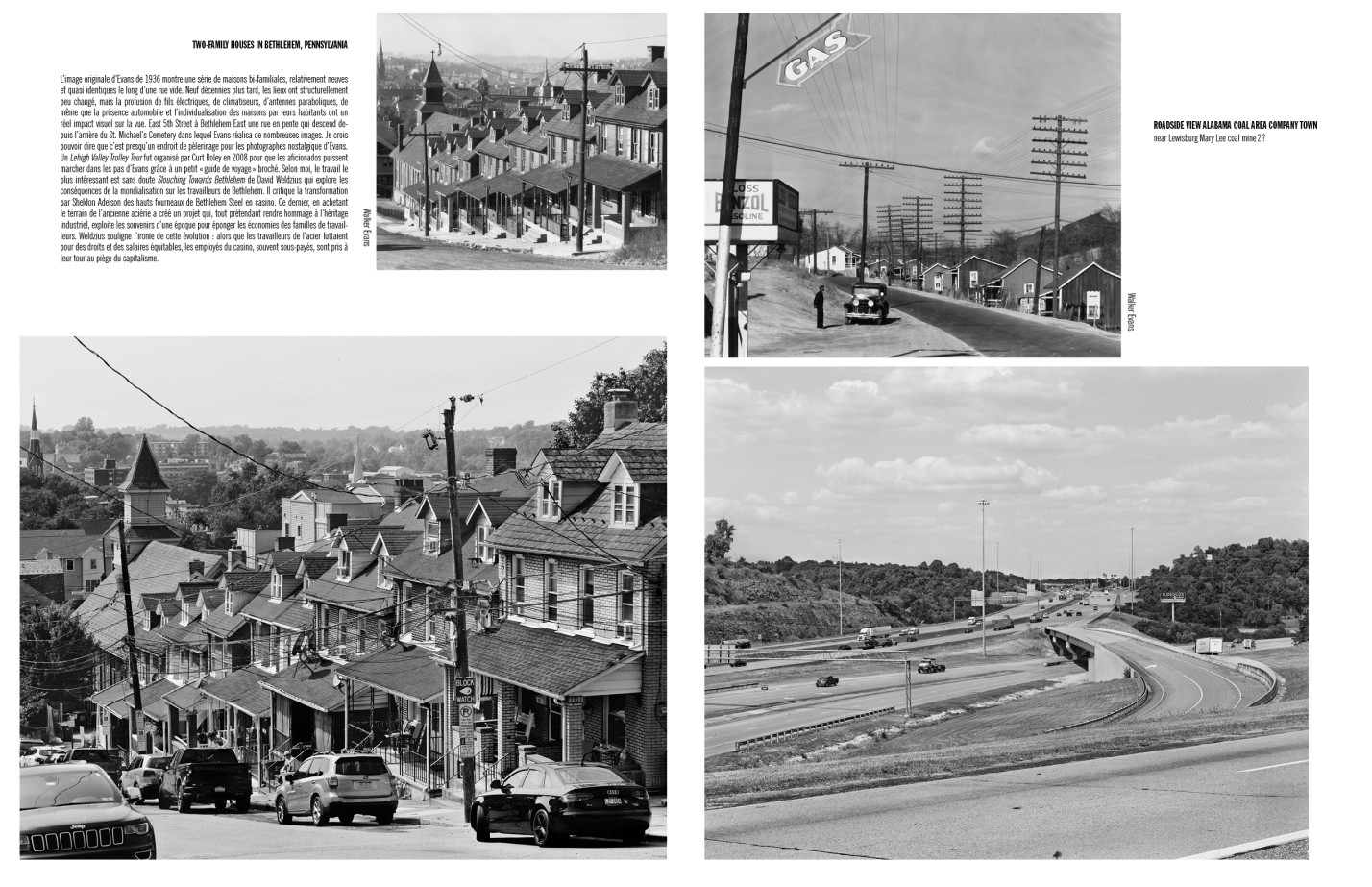 Camille Fallet - Body Double - *Body Double a work in progress*, construction d'un remake du livre *American Photographs* de Walker Evans.