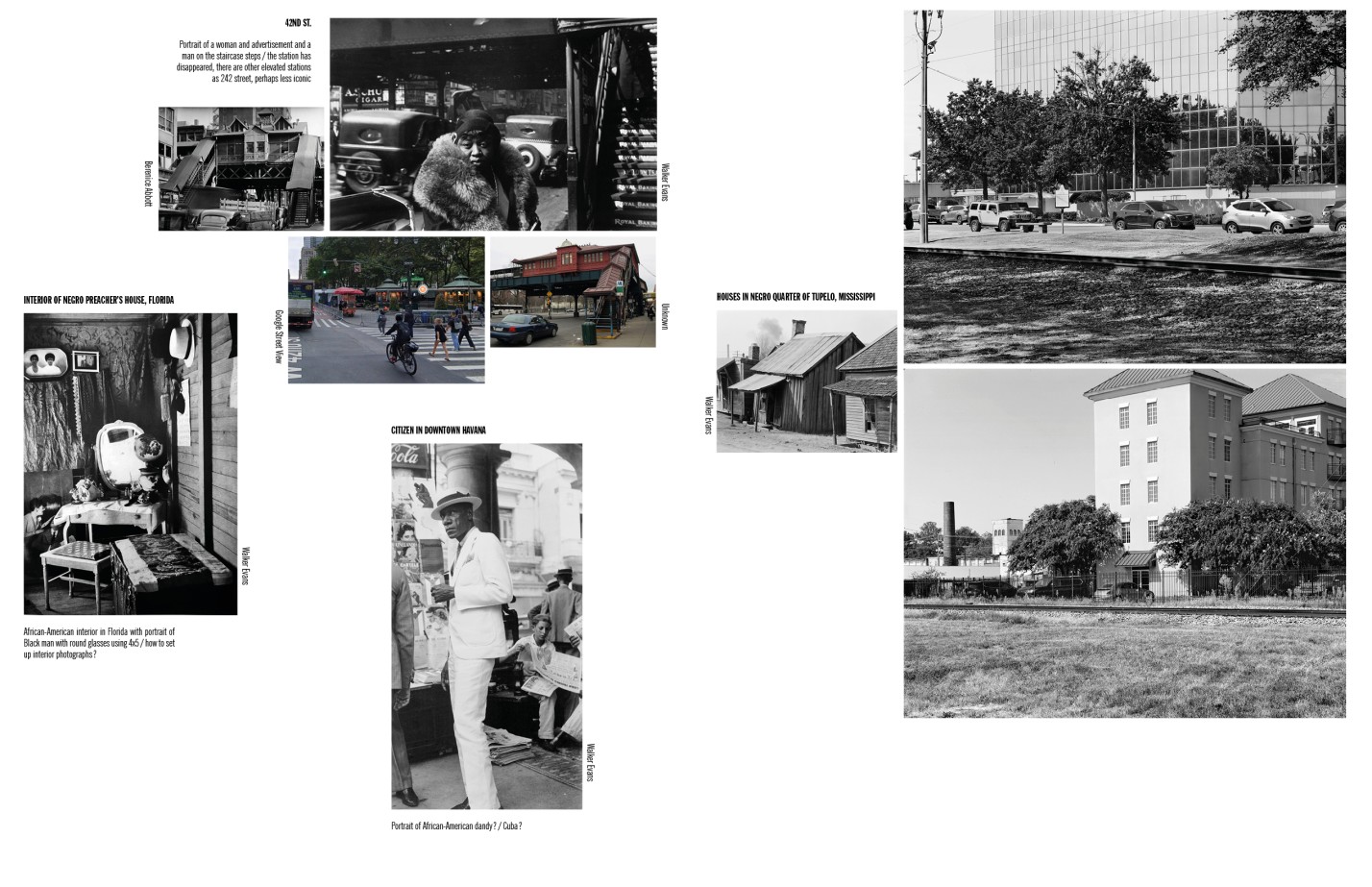 Camille Fallet - Body Double - *Body Double a work in progress*, construction d'un remake du livre *American Photographs* de Walker Evans.