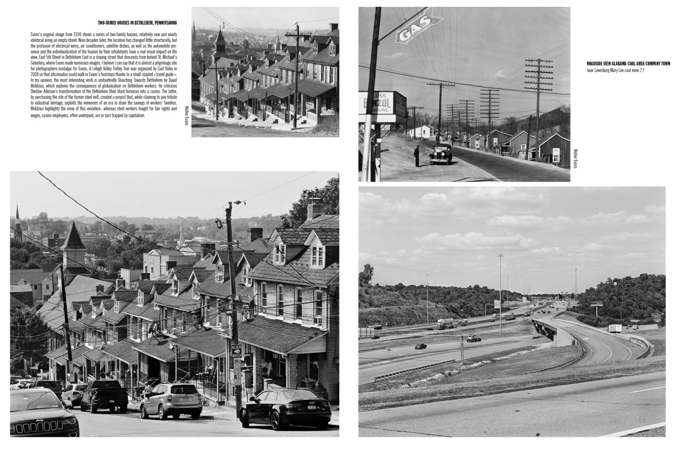 Camille Fallet - Body Double - *Body Double a work in progress*, construction d'un remake du livre *American Photographs* de Walker Evans.