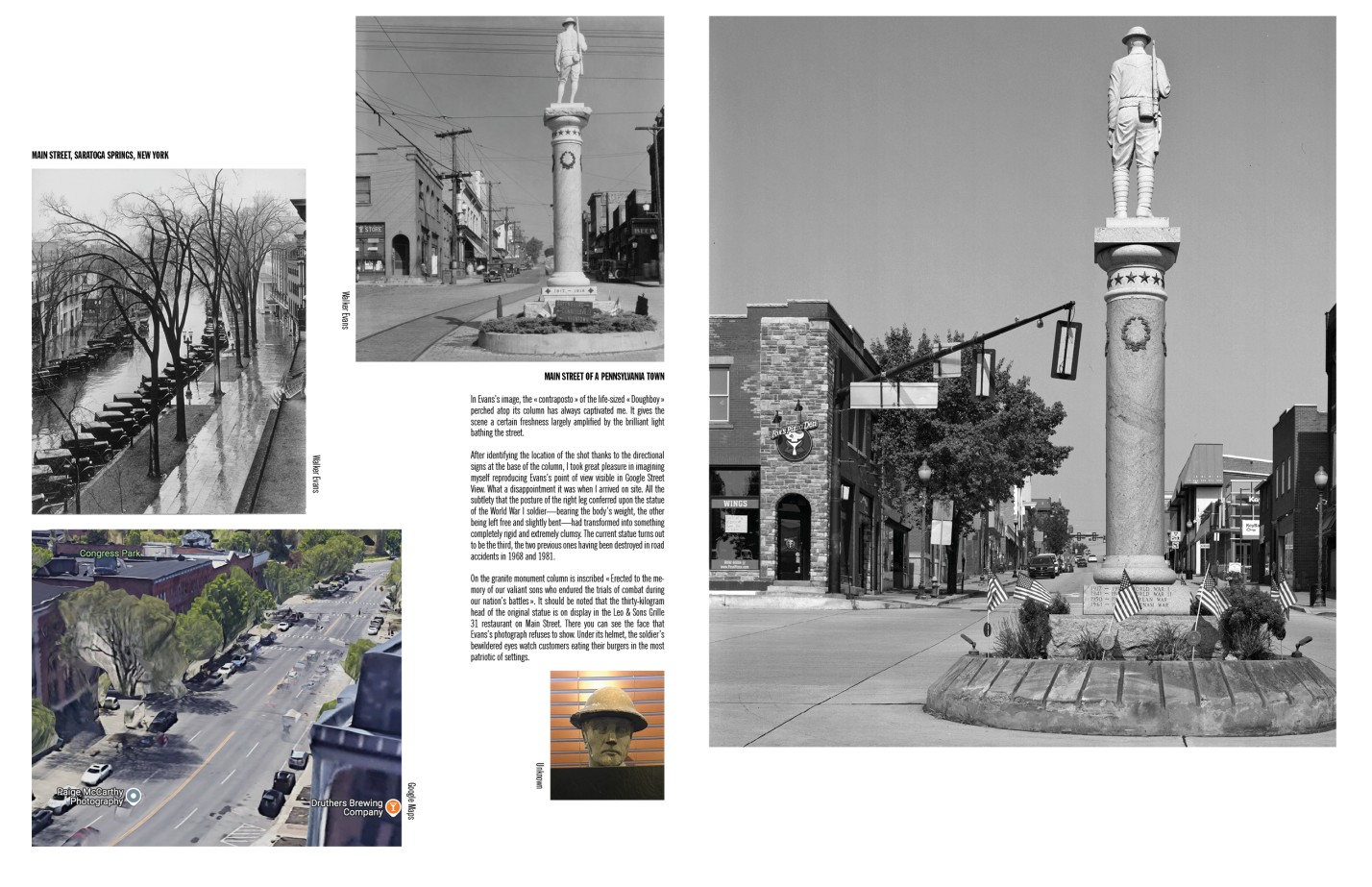 Camille Fallet - Body Double - *Body Double a work in progress*, construction d'un remake du livre *American Photographs* de Walker Evans.