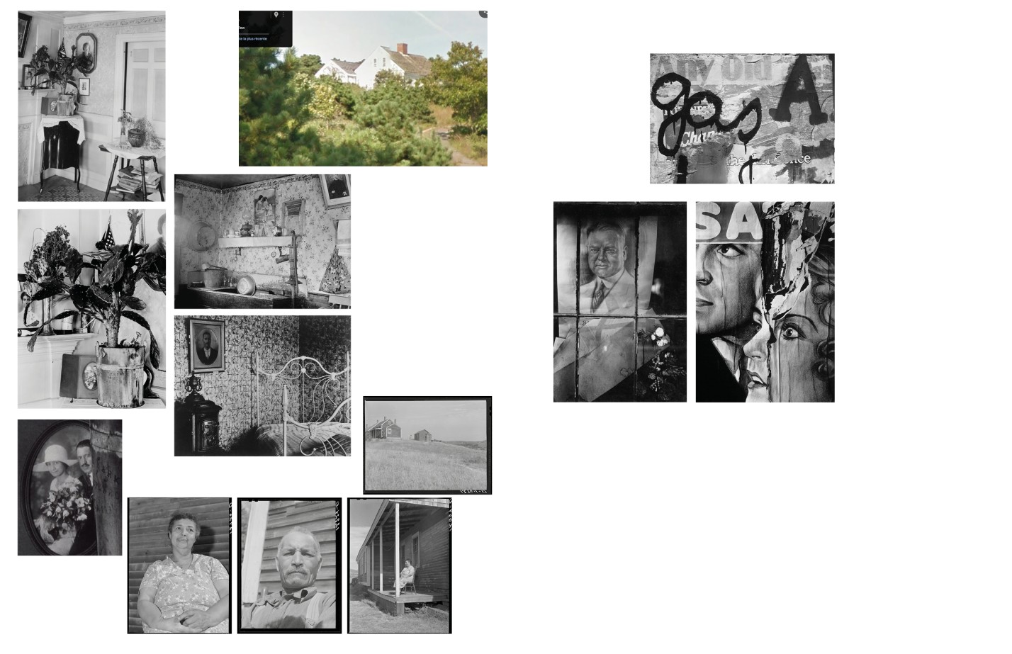 Camille Fallet - Body Double - *Body Double a work in progress*, construction d'un remake du livre *American Photographs* de Walker Evans.