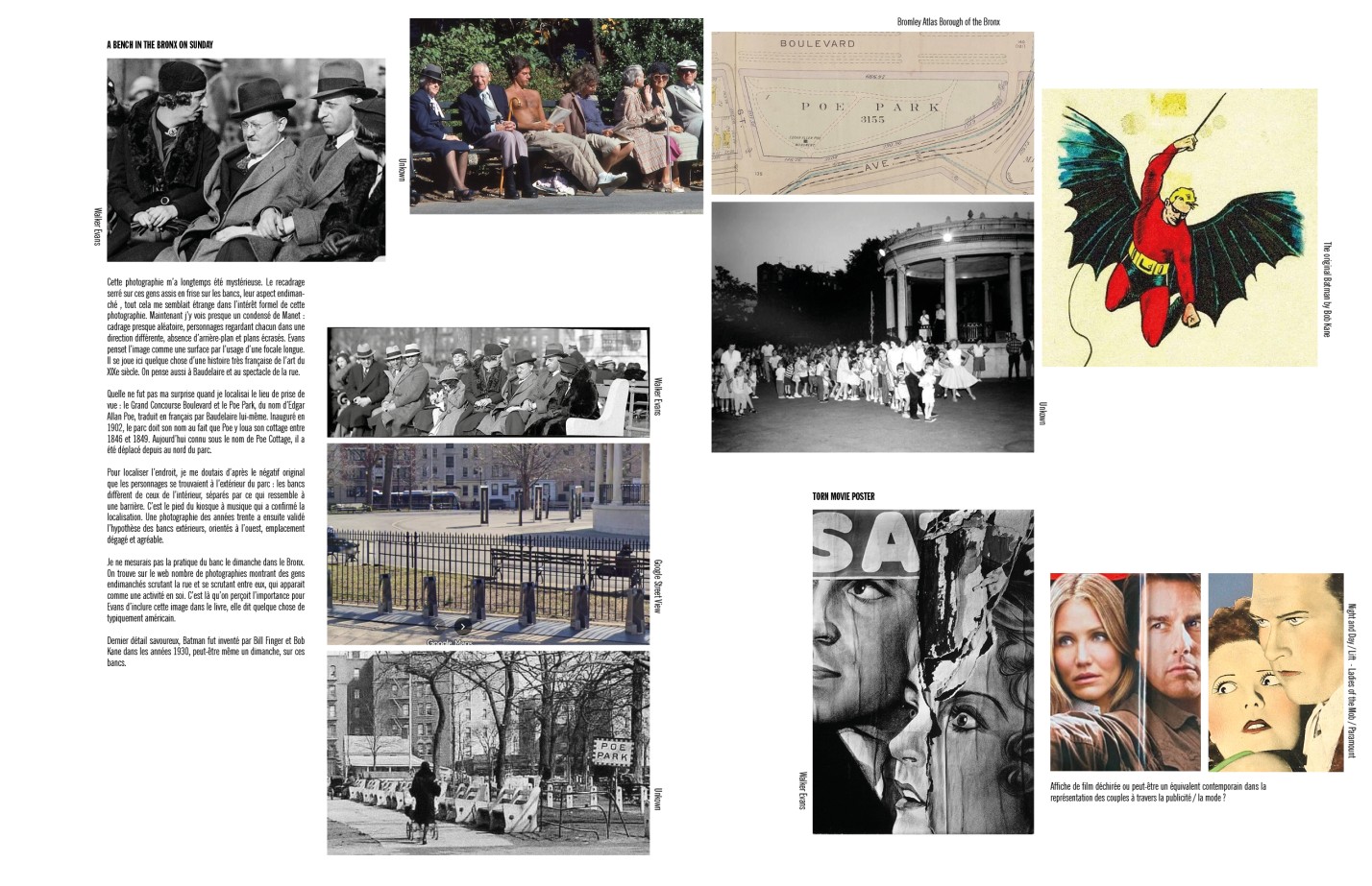 Camille Fallet - Body Double - *Body Double a work in progress*, construction d'un remake du livre *American Photographs* de Walker Evans.