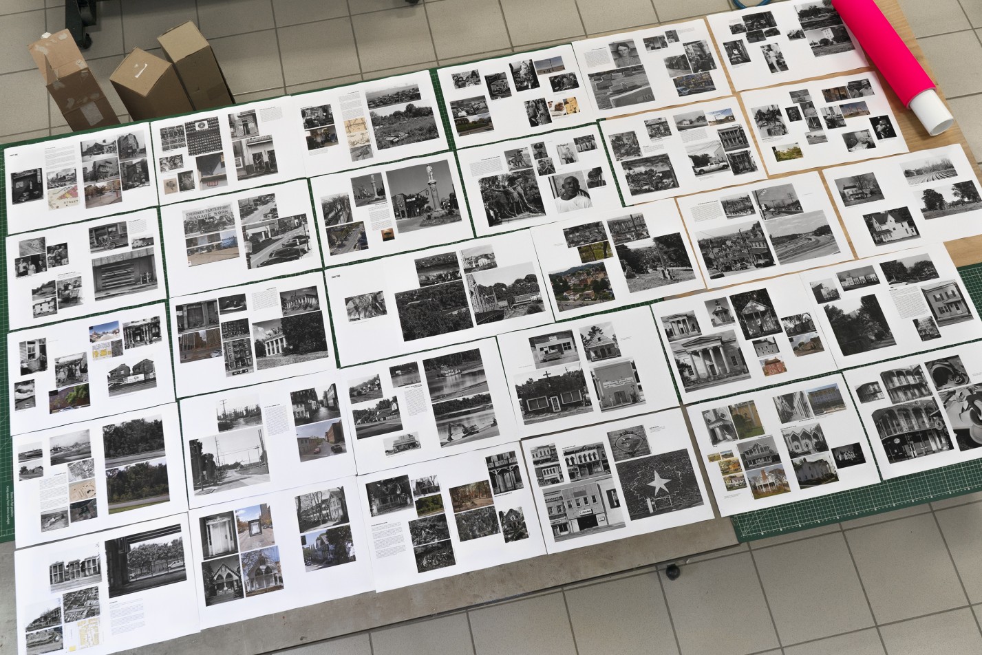 Camille Fallet - Body Double - *Body Double a work in progress*, construction d'un remake du livre *American Photographs* de Walker Evans.