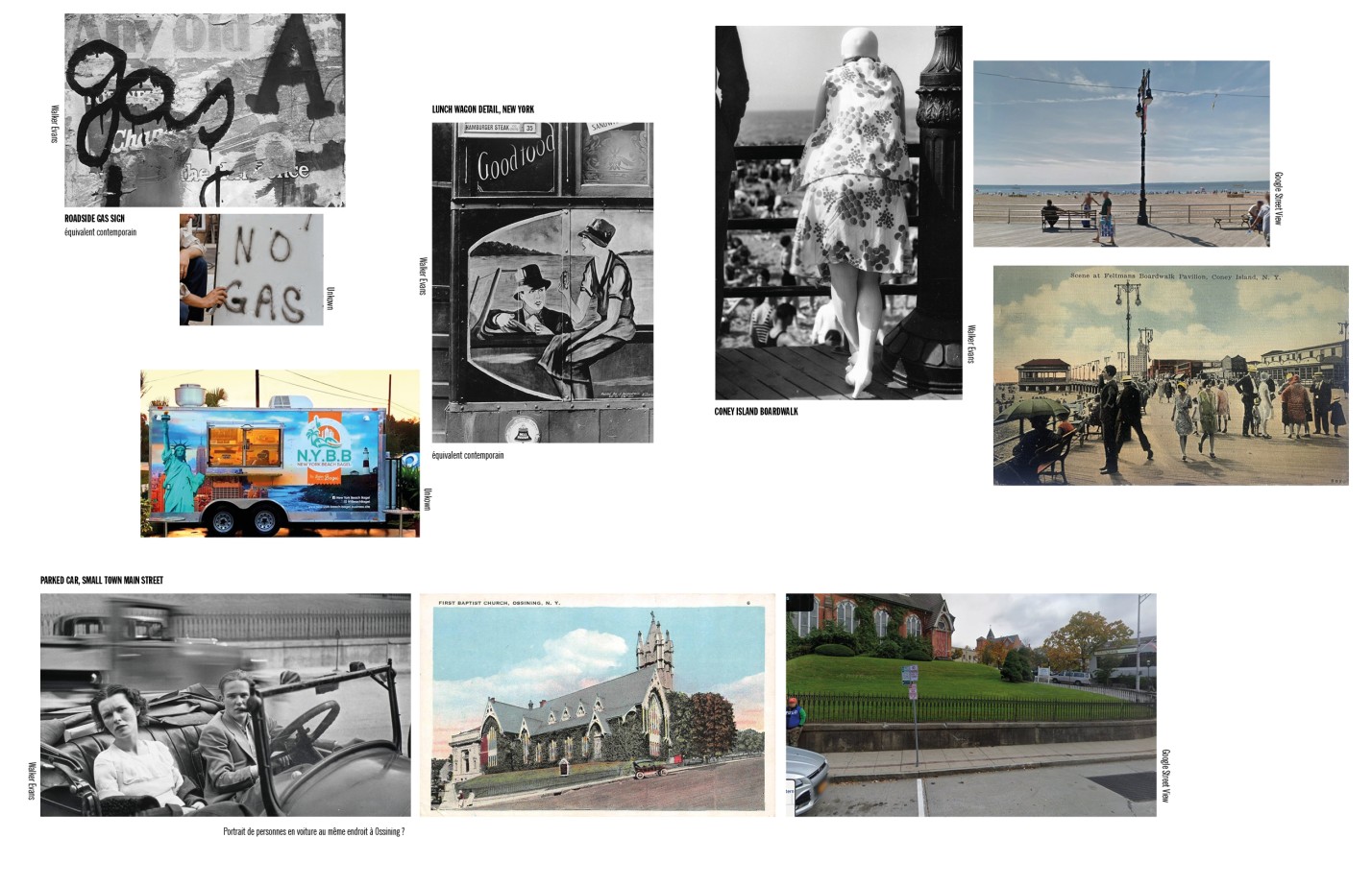 Camille Fallet - Body Double - *Body Double a work in progress*, construction d'un remake du livre *American Photographs* de Walker Evans.
