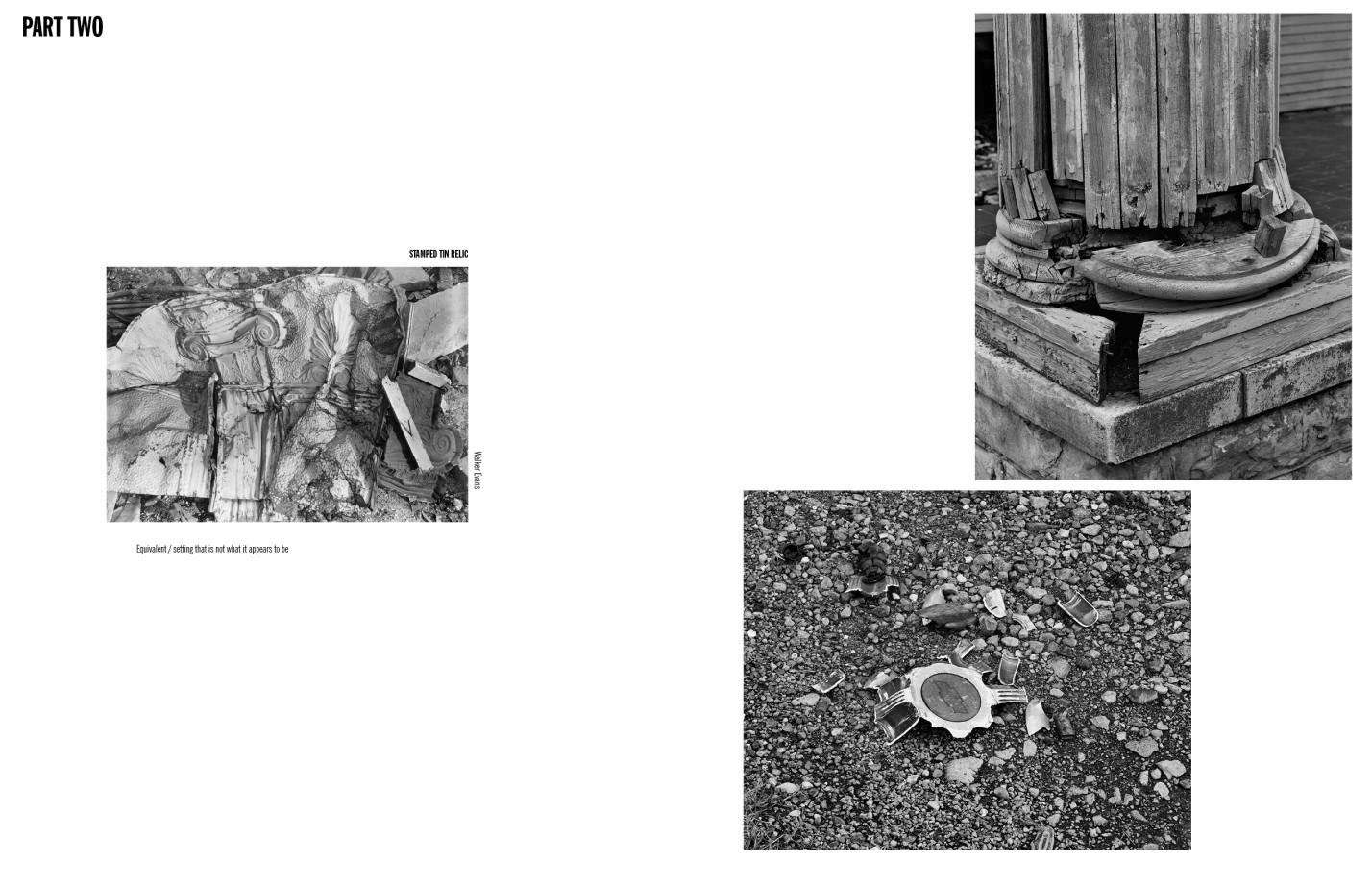 Camille Fallet - Body Double - *Body Double a work in progress*, construction d'un remake du livre *American Photographs* de Walker Evans.